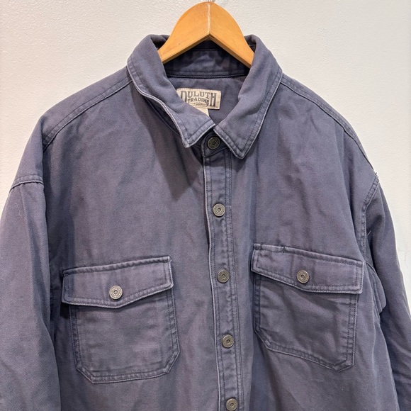 Duluth Trading Fleece Lined Canvas Workwear Jacket Heavy Men’s Size XL-Tall - Picture 2 of 11